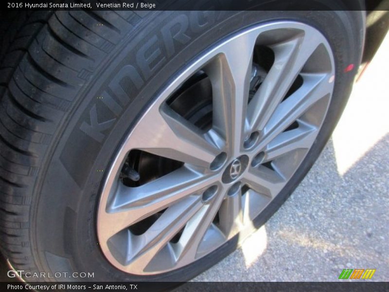 Venetian Red / Beige 2016 Hyundai Sonata Limited