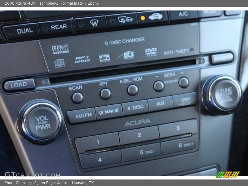 Formal Black / Ebony 2008 Acura MDX Technology