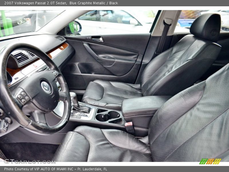 Blue Graphite Metallic / Black 2007 Volkswagen Passat 2.0T Sedan