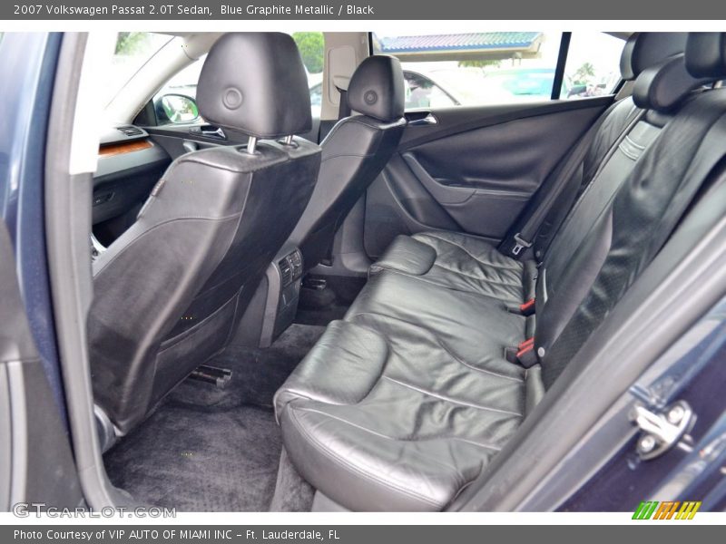 Blue Graphite Metallic / Black 2007 Volkswagen Passat 2.0T Sedan