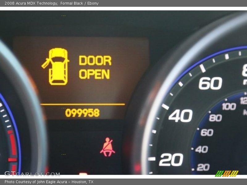 Formal Black / Ebony 2008 Acura MDX Technology