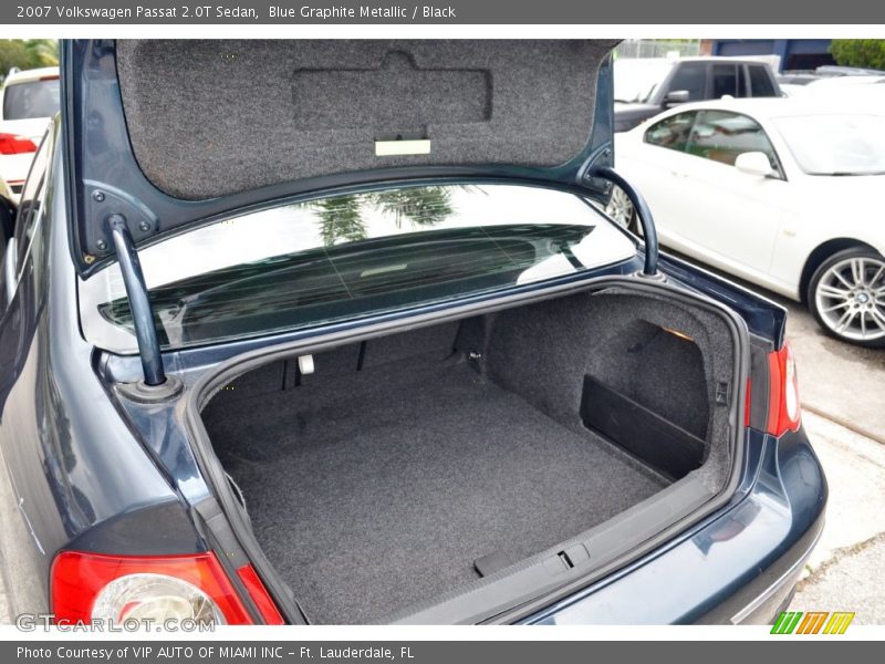 Blue Graphite Metallic / Black 2007 Volkswagen Passat 2.0T Sedan