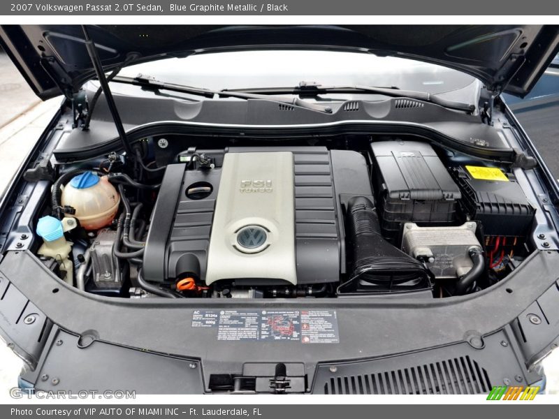 Blue Graphite Metallic / Black 2007 Volkswagen Passat 2.0T Sedan