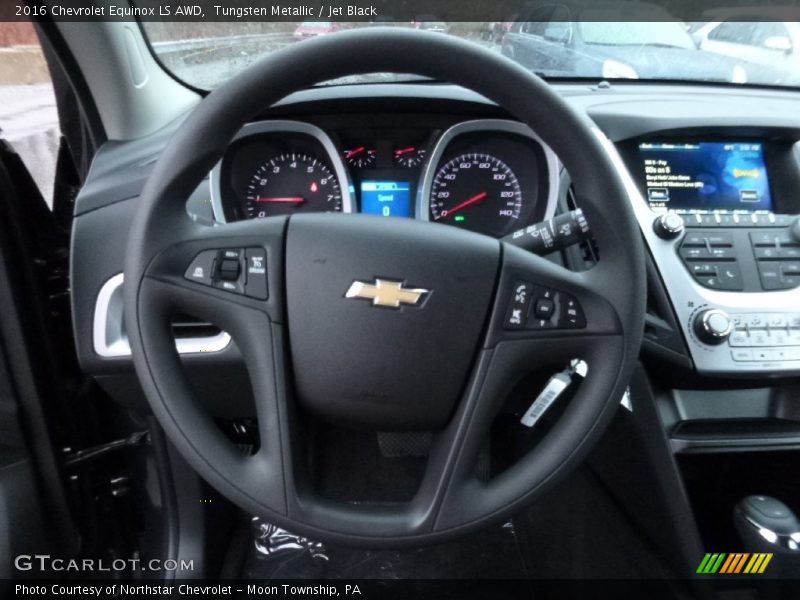 Tungsten Metallic / Jet Black 2016 Chevrolet Equinox LS AWD