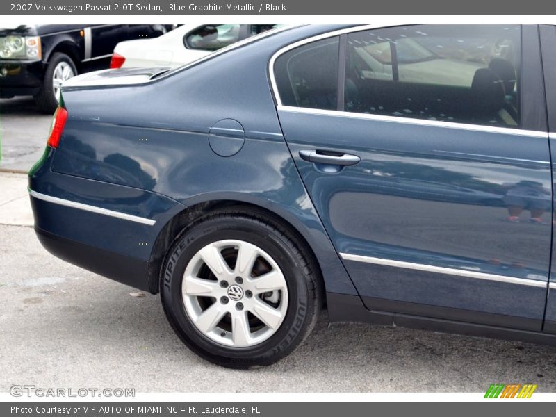 Blue Graphite Metallic / Black 2007 Volkswagen Passat 2.0T Sedan
