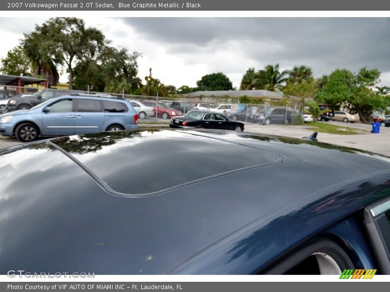 Blue Graphite Metallic / Black 2007 Volkswagen Passat 2.0T Sedan