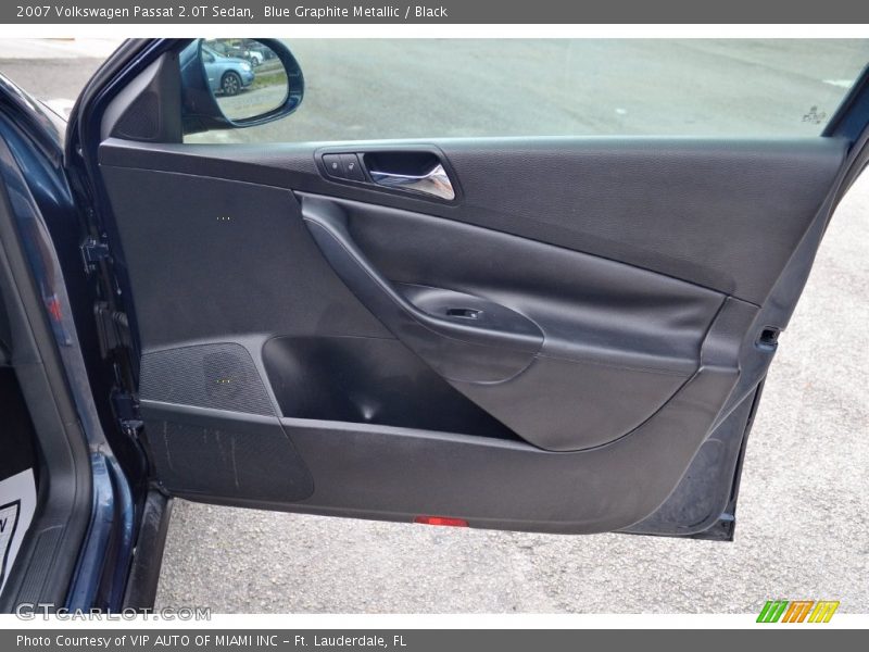 Blue Graphite Metallic / Black 2007 Volkswagen Passat 2.0T Sedan