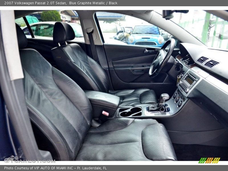 Blue Graphite Metallic / Black 2007 Volkswagen Passat 2.0T Sedan