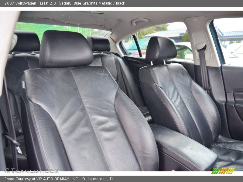 Blue Graphite Metallic / Black 2007 Volkswagen Passat 2.0T Sedan