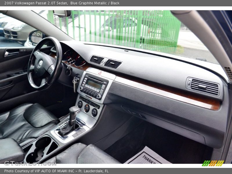 Blue Graphite Metallic / Black 2007 Volkswagen Passat 2.0T Sedan