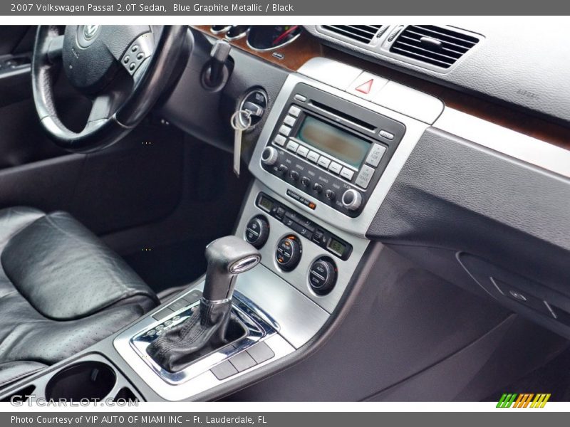 Blue Graphite Metallic / Black 2007 Volkswagen Passat 2.0T Sedan