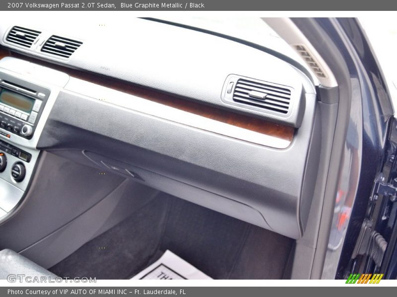 Blue Graphite Metallic / Black 2007 Volkswagen Passat 2.0T Sedan