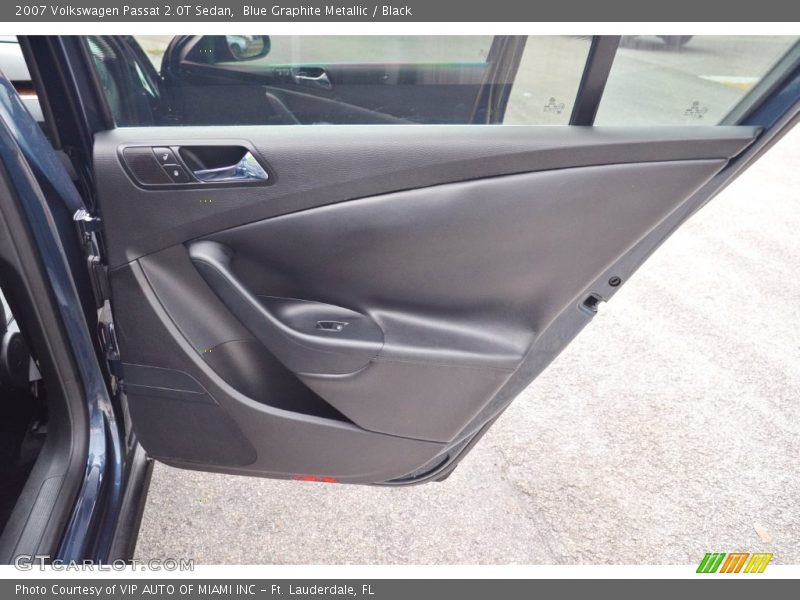 Blue Graphite Metallic / Black 2007 Volkswagen Passat 2.0T Sedan