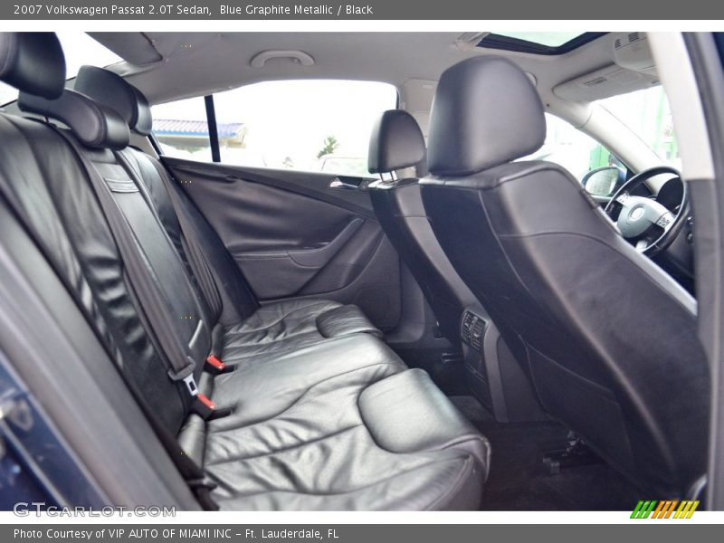 Blue Graphite Metallic / Black 2007 Volkswagen Passat 2.0T Sedan