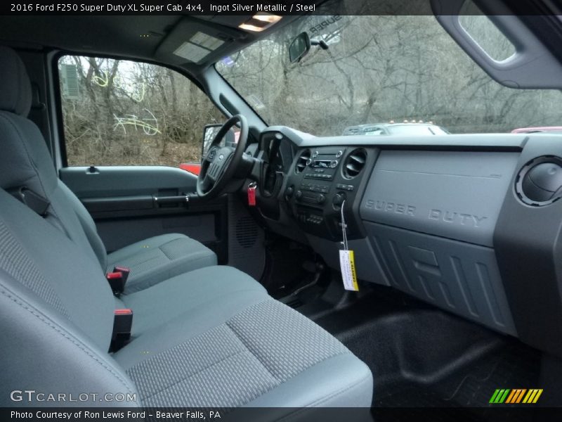 Ingot Silver Metallic / Steel 2016 Ford F250 Super Duty XL Super Cab 4x4