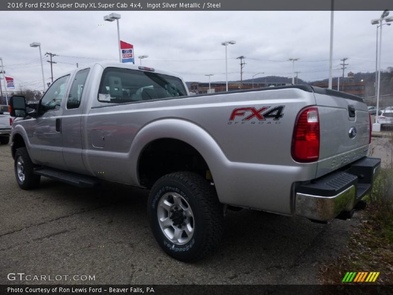 Ingot Silver Metallic / Steel 2016 Ford F250 Super Duty XL Super Cab 4x4