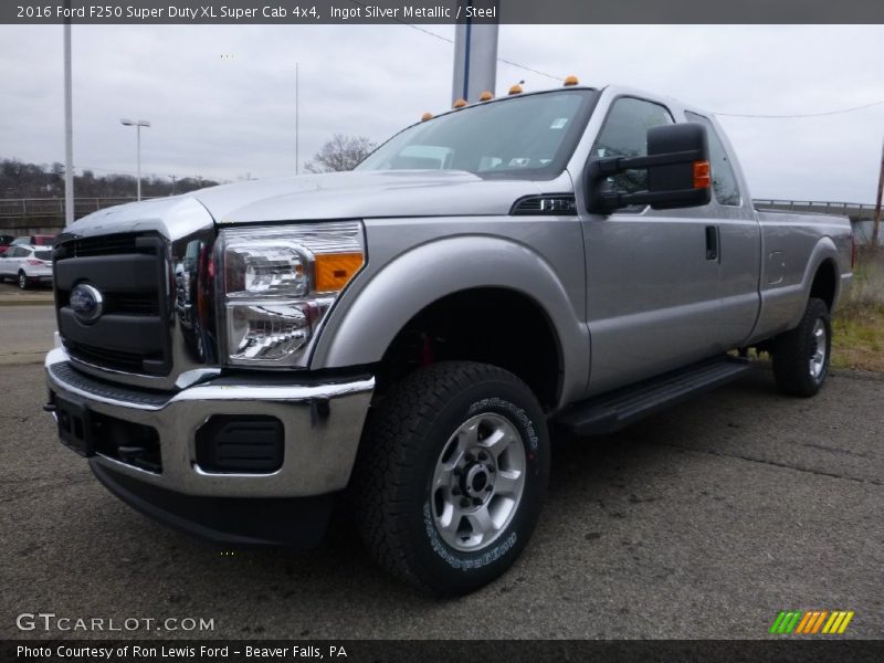 Ingot Silver Metallic / Steel 2016 Ford F250 Super Duty XL Super Cab 4x4