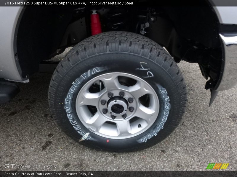 Ingot Silver Metallic / Steel 2016 Ford F250 Super Duty XL Super Cab 4x4