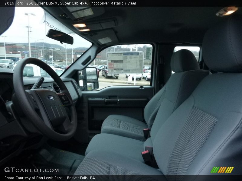 Ingot Silver Metallic / Steel 2016 Ford F250 Super Duty XL Super Cab 4x4