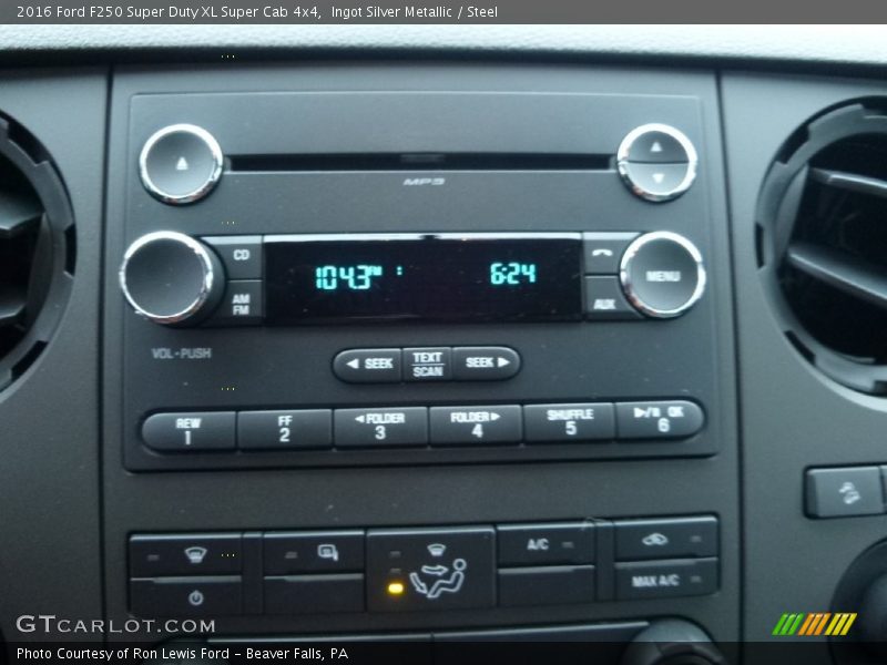 Ingot Silver Metallic / Steel 2016 Ford F250 Super Duty XL Super Cab 4x4