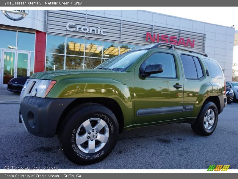 Metallic Green / Gray 2011 Nissan Xterra S