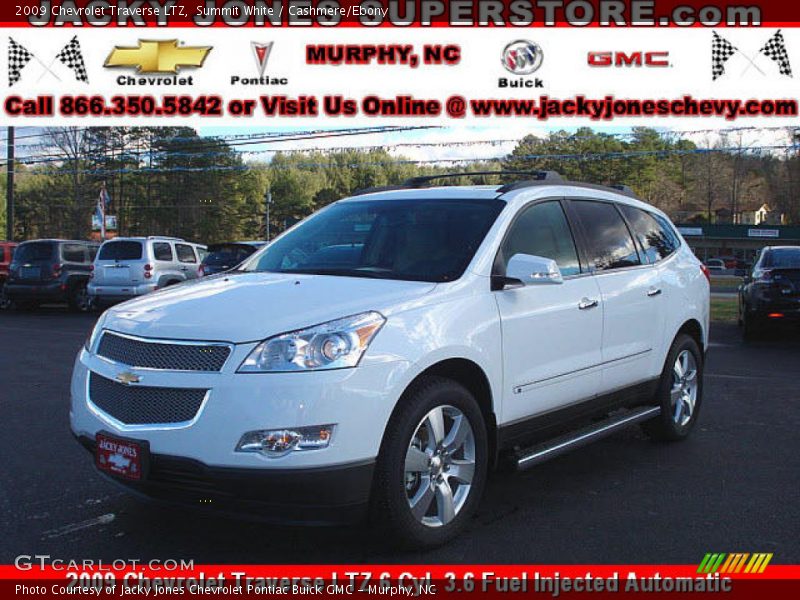 Summit White / Cashmere/Ebony 2009 Chevrolet Traverse LTZ