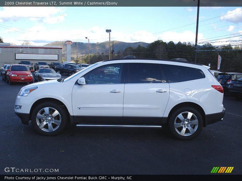 Summit White / Cashmere/Ebony 2009 Chevrolet Traverse LTZ