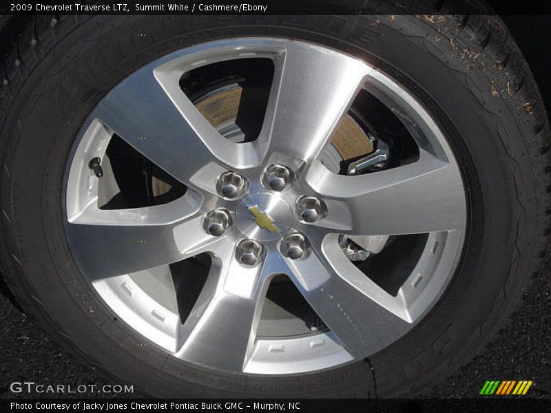 Summit White / Cashmere/Ebony 2009 Chevrolet Traverse LTZ