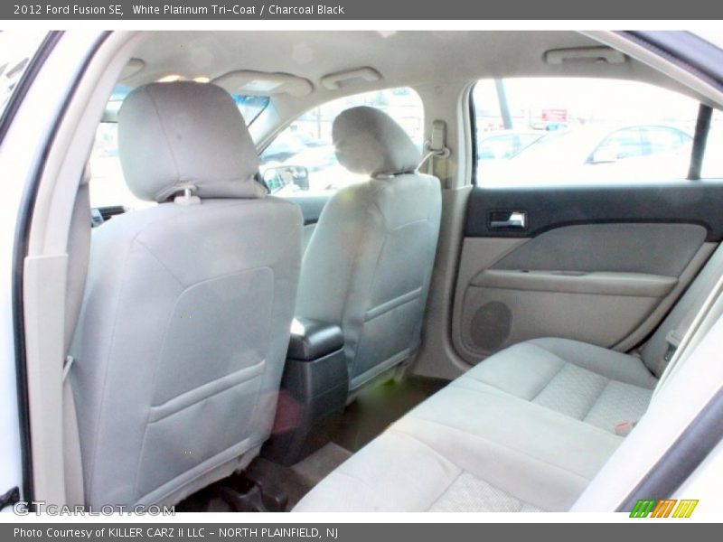 White Platinum Tri-Coat / Charcoal Black 2012 Ford Fusion SE