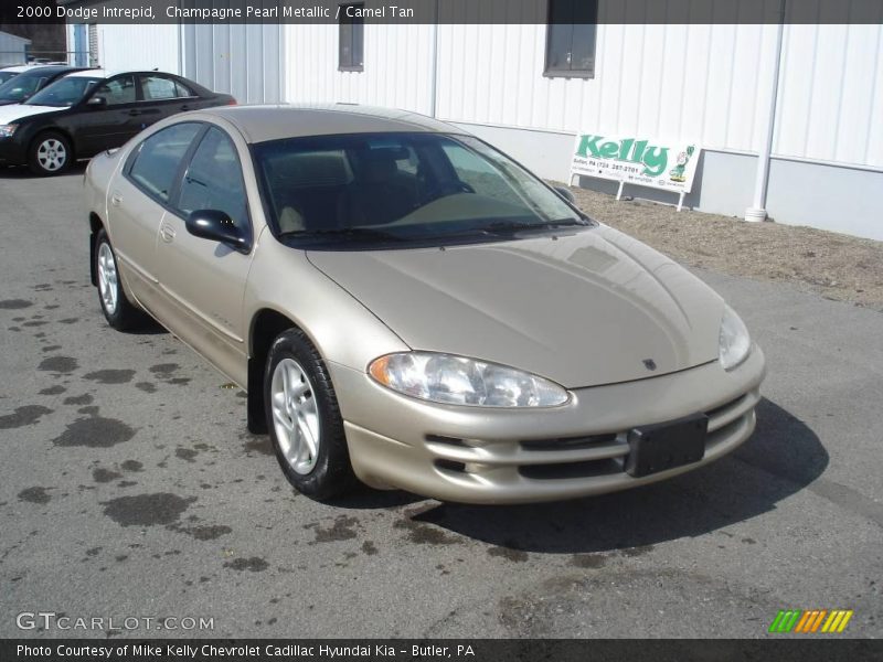 Champagne Pearl Metallic / Camel Tan 2000 Dodge Intrepid