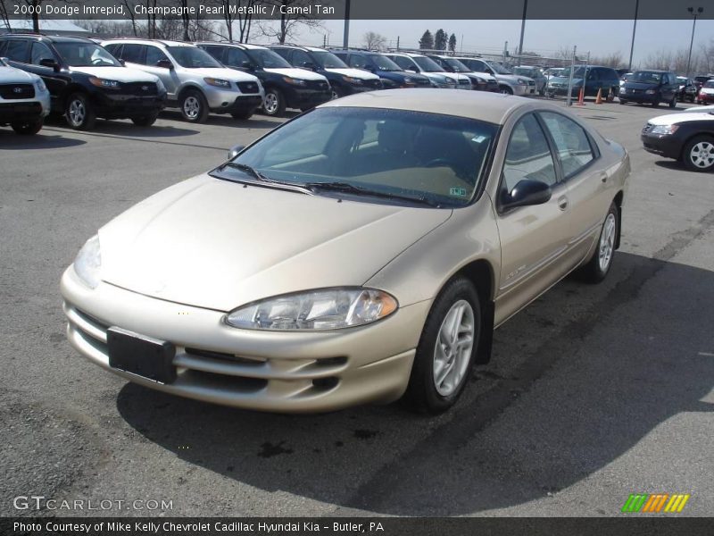 Champagne Pearl Metallic / Camel Tan 2000 Dodge Intrepid