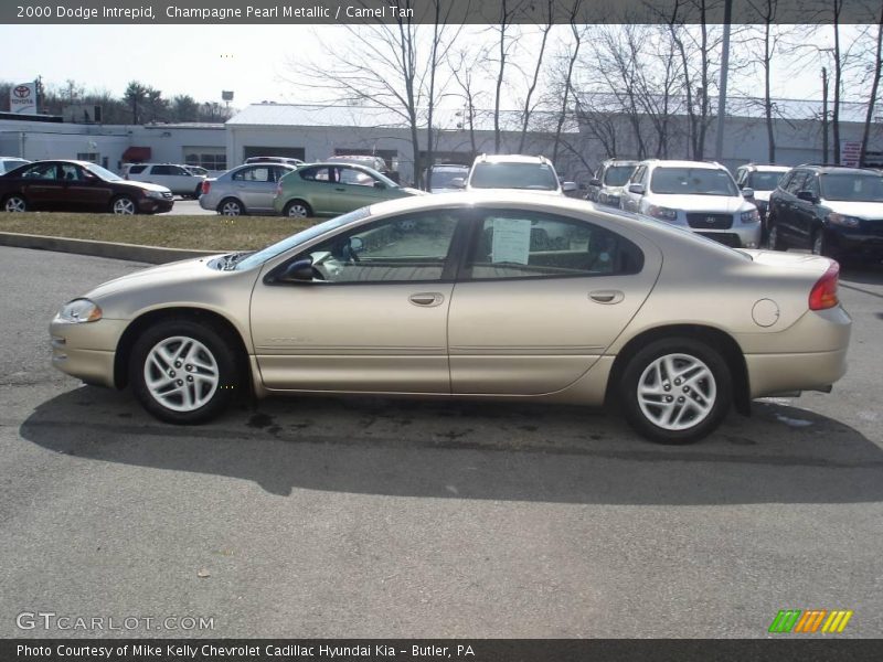 Champagne Pearl Metallic / Camel Tan 2000 Dodge Intrepid