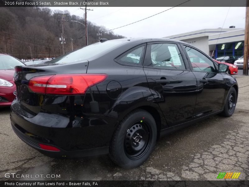 Shadow Black / Charcoal Black 2016 Ford Focus S Sedan
