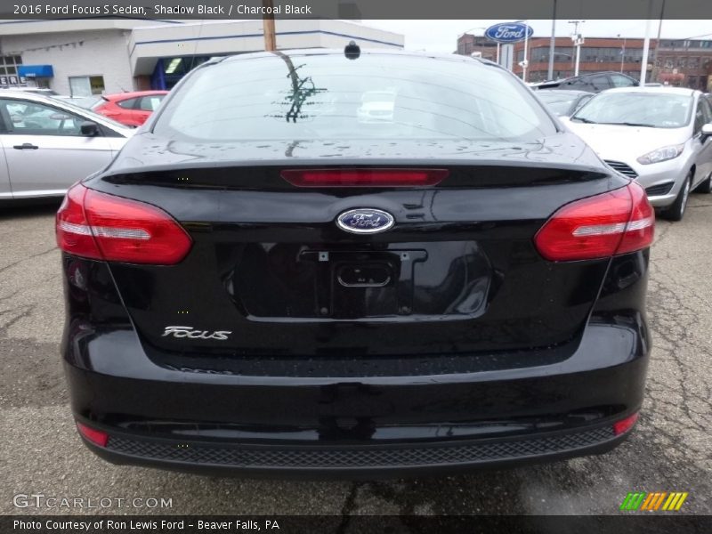 Shadow Black / Charcoal Black 2016 Ford Focus S Sedan