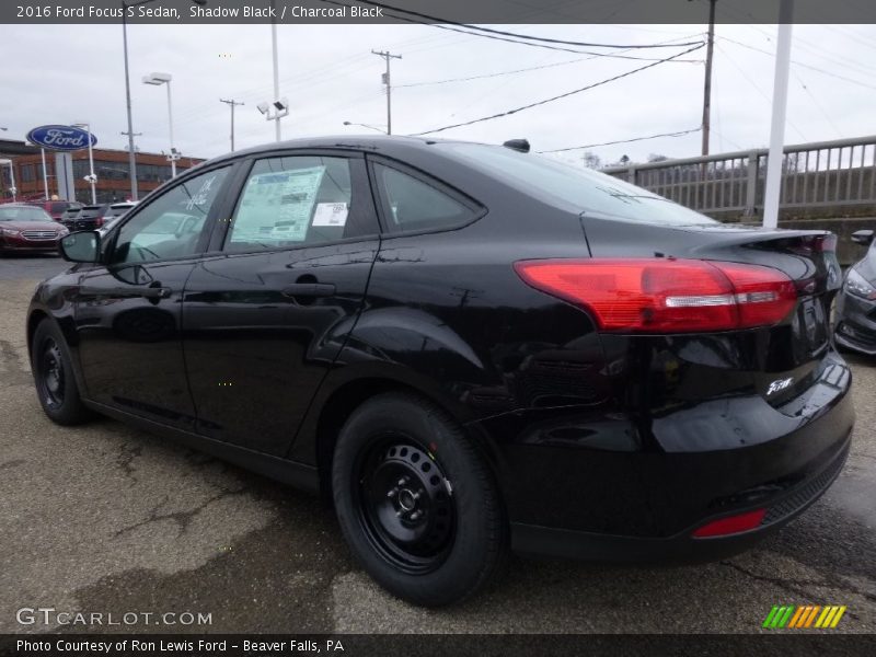 Shadow Black / Charcoal Black 2016 Ford Focus S Sedan
