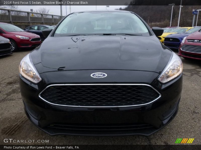 Shadow Black / Charcoal Black 2016 Ford Focus S Sedan