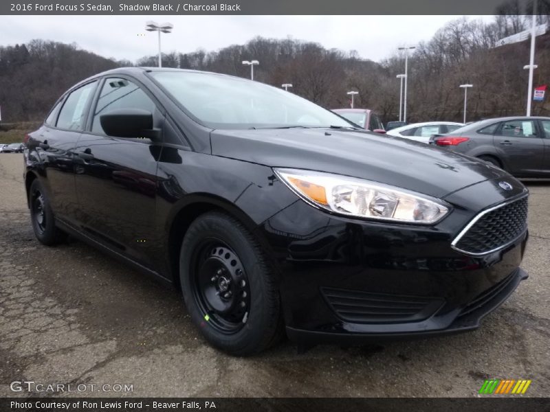 Shadow Black / Charcoal Black 2016 Ford Focus S Sedan