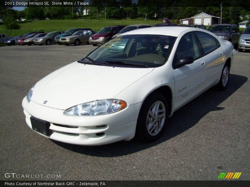 Stone White / Taupe 2001 Dodge Intrepid SE