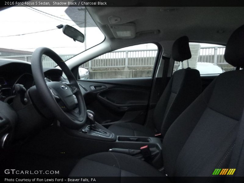 Shadow Black / Charcoal Black 2016 Ford Focus S Sedan