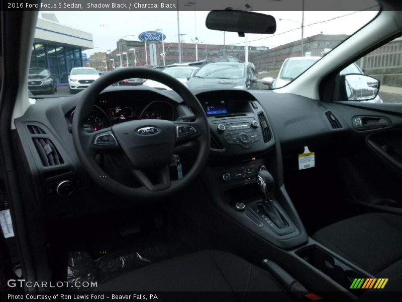 Shadow Black / Charcoal Black 2016 Ford Focus S Sedan