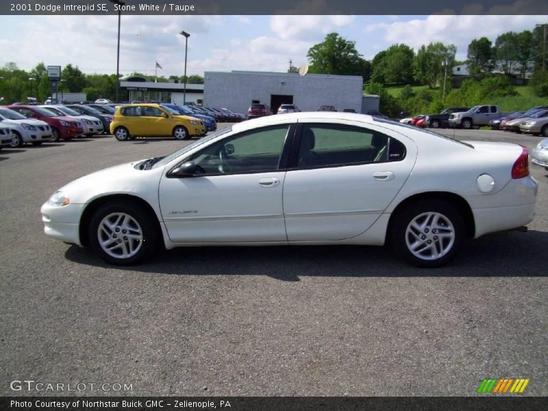 Stone White / Taupe 2001 Dodge Intrepid SE