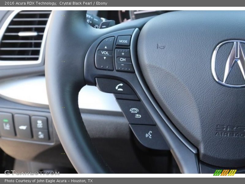 Crystal Black Pearl / Ebony 2016 Acura RDX Technology