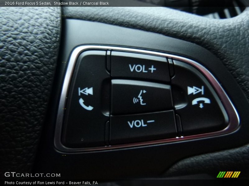 Shadow Black / Charcoal Black 2016 Ford Focus S Sedan