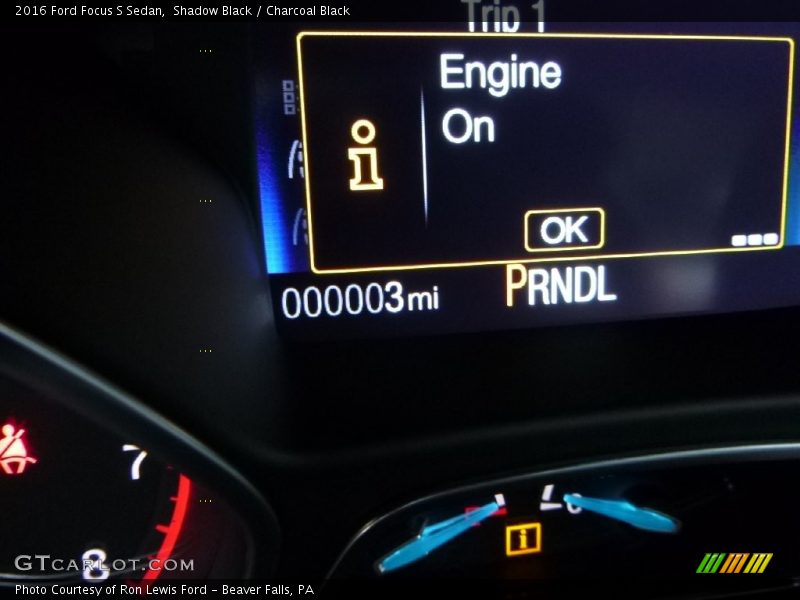 Shadow Black / Charcoal Black 2016 Ford Focus S Sedan