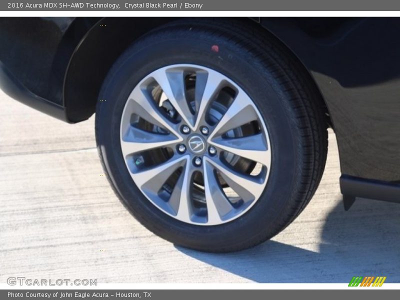 Crystal Black Pearl / Ebony 2016 Acura MDX SH-AWD Technology