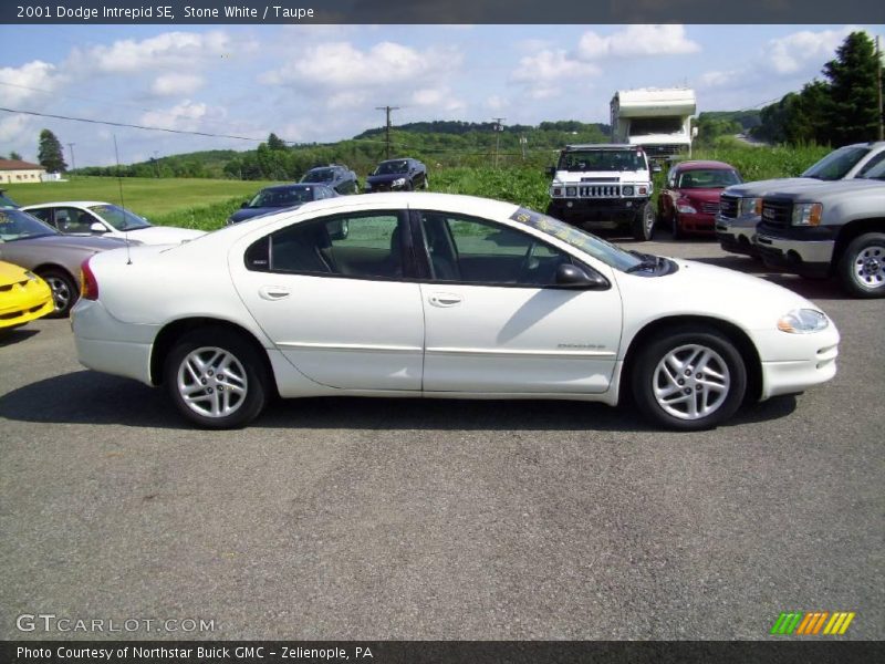 Stone White / Taupe 2001 Dodge Intrepid SE