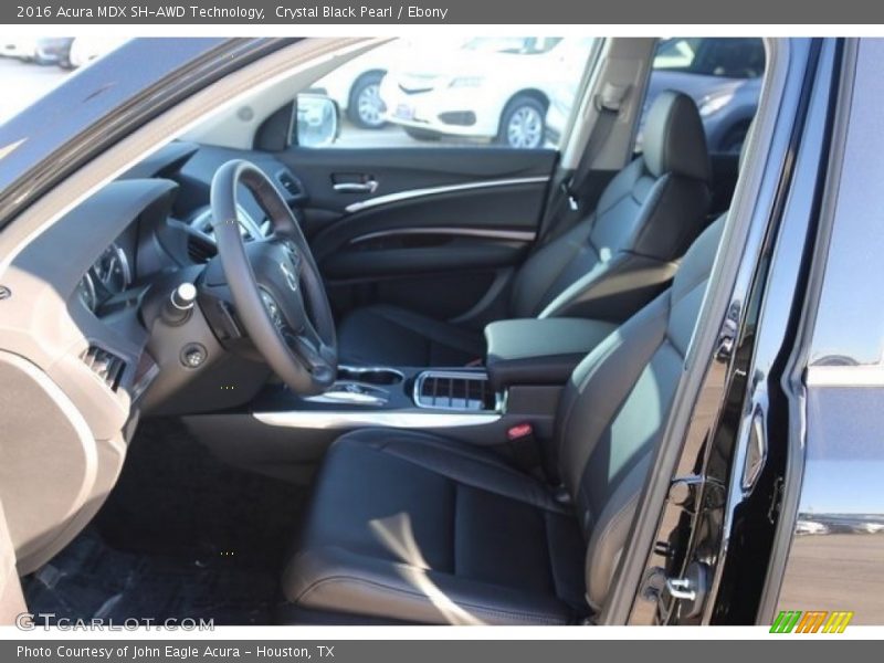 Crystal Black Pearl / Ebony 2016 Acura MDX SH-AWD Technology
