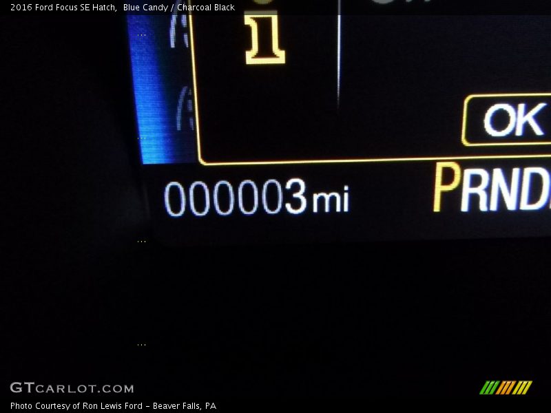 Blue Candy / Charcoal Black 2016 Ford Focus SE Hatch