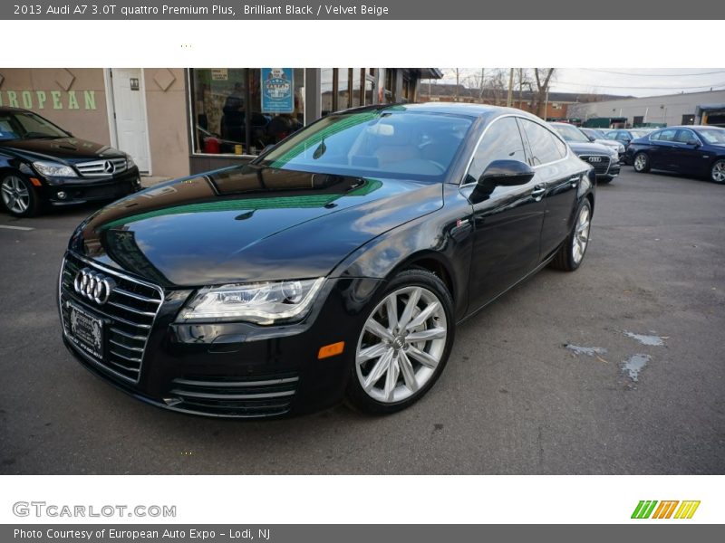 Brilliant Black / Velvet Beige 2013 Audi A7 3.0T quattro Premium Plus