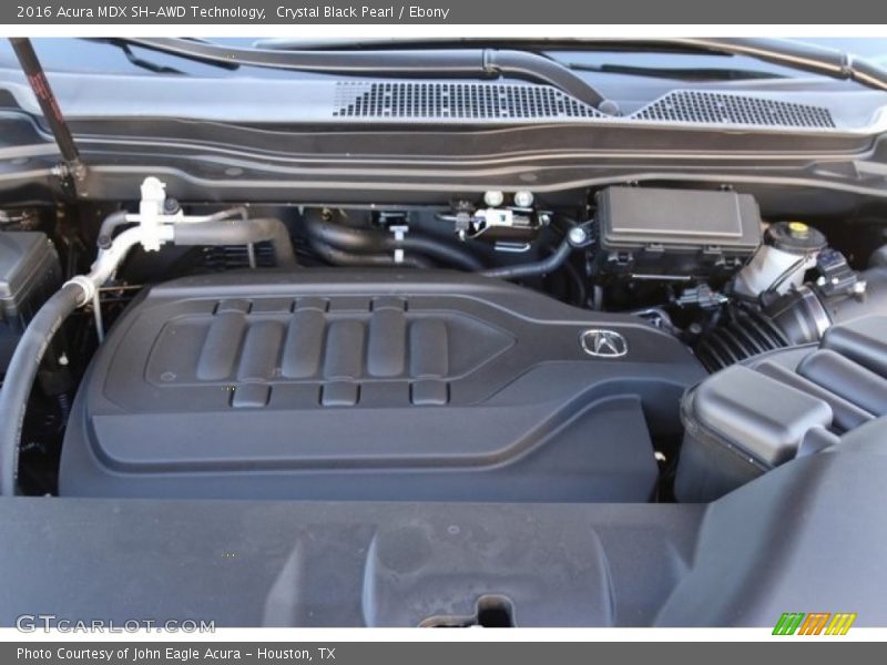 Crystal Black Pearl / Ebony 2016 Acura MDX SH-AWD Technology